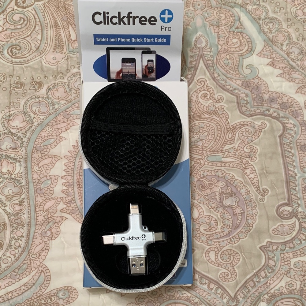 Clickfree Pro USB Backup Drive - Silver